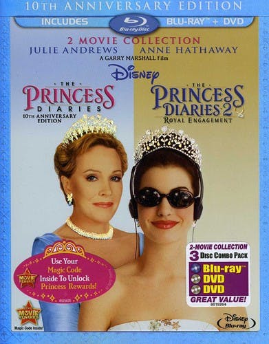 The Princess Diaries 2-Movie Collection 10th Anniversary Edition – Blu-ray + 2 DVD – DVD