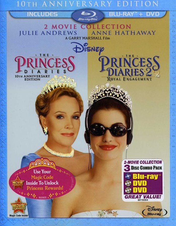 The Princess Diaries 2-Movie Collection 10th Anniversary Edition [Blu-ray +  2 DVD] [DVD]