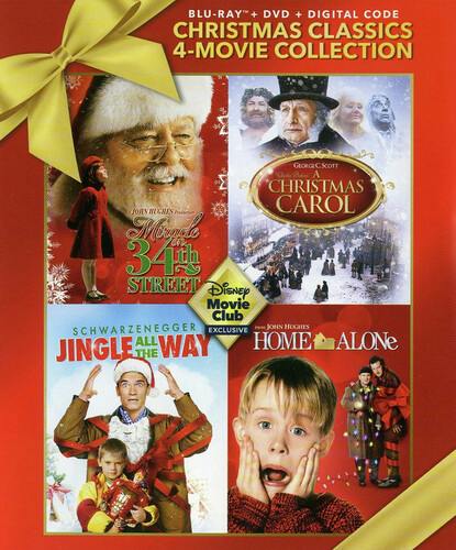 Disney Movie Club Christmas Classics Four Movie Collection - Blu-ray + DVD + Digital Code - DVD