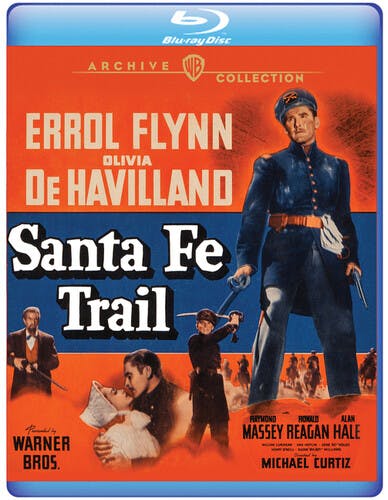 SANTA FE TRAIL (DVD) Interactive Menus Front Row Features Sealed $7.99