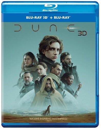 Dune 3D Blu-ray and Blu-ray combination edition cover art, a retail product listing