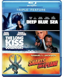 Deep Blue Sea / Long Kiss Goodnight, The / Snakes on a Plane  [Blu-ray]