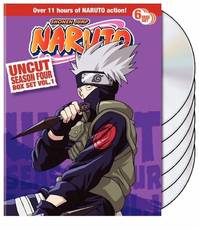 Naruto Uncut Season 4 Vol 1 Box Set [DVD]