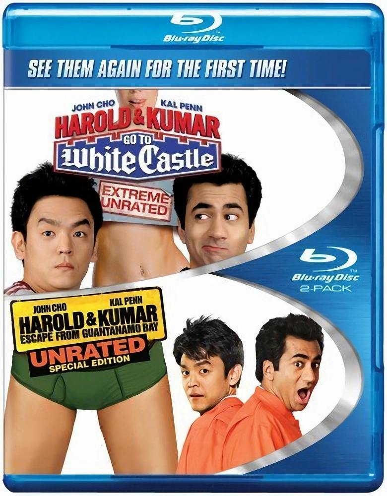 Harold & Kumar Go White Castle & Harold & Kumar Escape from Guantanamo (Blu-ray Double Feature) - Blu-ray