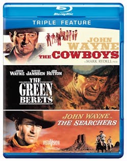 The Cowboys / Green Berets / Searchers (Blu-ray Triple Feature) [Blu-ray]