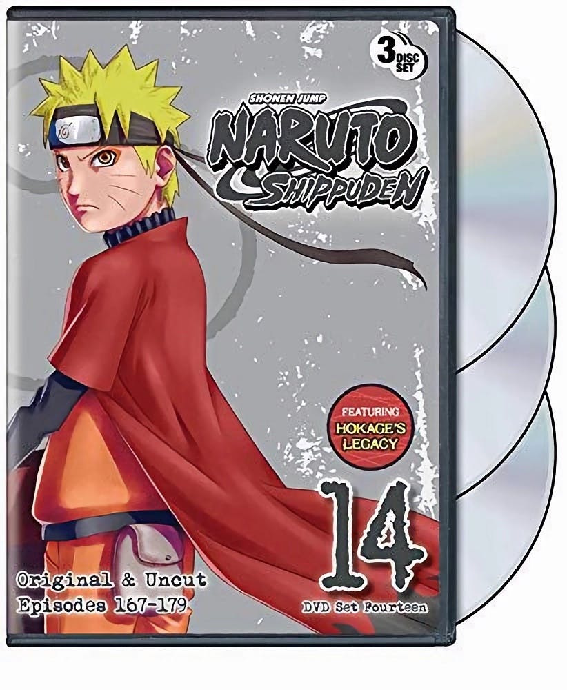 Buy Naruto Shippuden Uncut Set 14 DVD Set DVD | GRUV