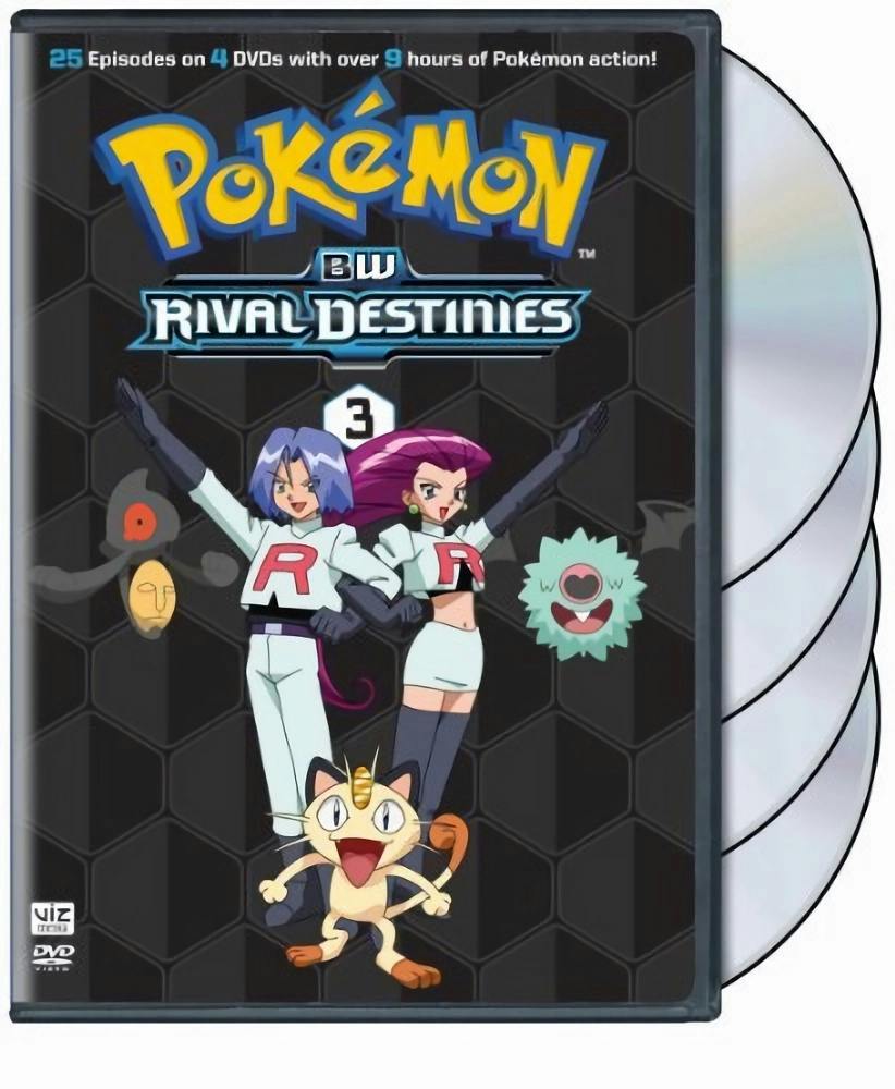 Pokemon: Black & White Rival Destinies Set 3 (DVD Set) - DVD