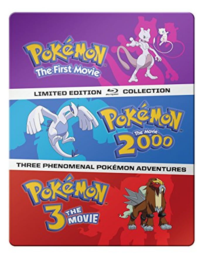 Pokemon: Movies 1-3 (Steelbook Collection) [Blu-ray]