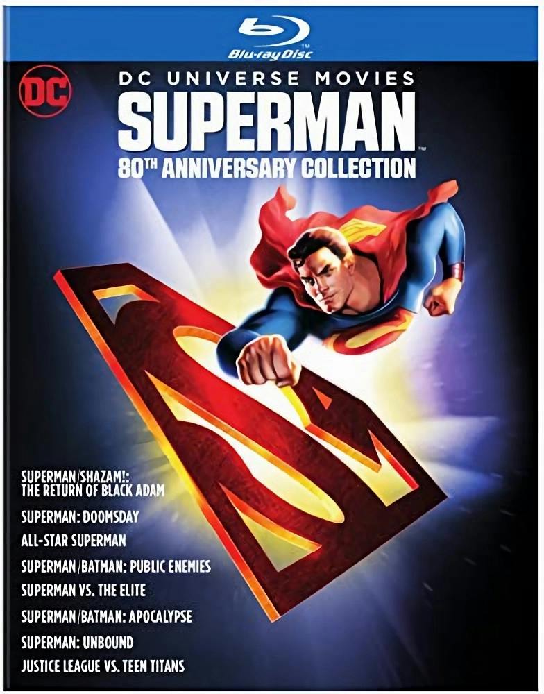 DC Universe Movies Superman 80th Anniversary Collection (Blu-ray Ultimate Edition) - Blu-ray - Movies on GRUV
