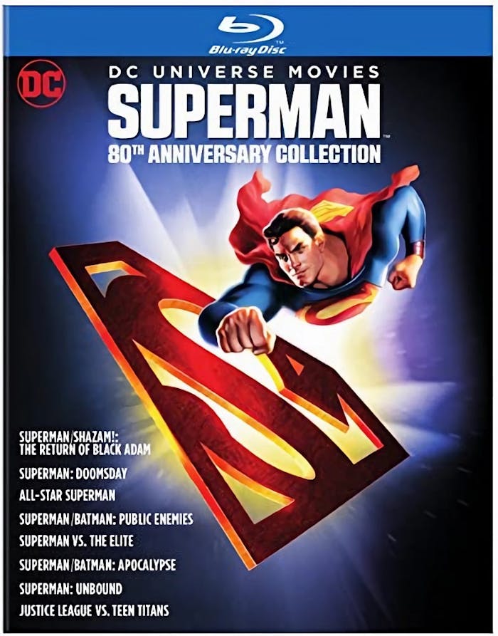 DC Universe Movies Superman 80th Anniversary Collection (Blu-ray Ultimate Edition) [Blu-ray]