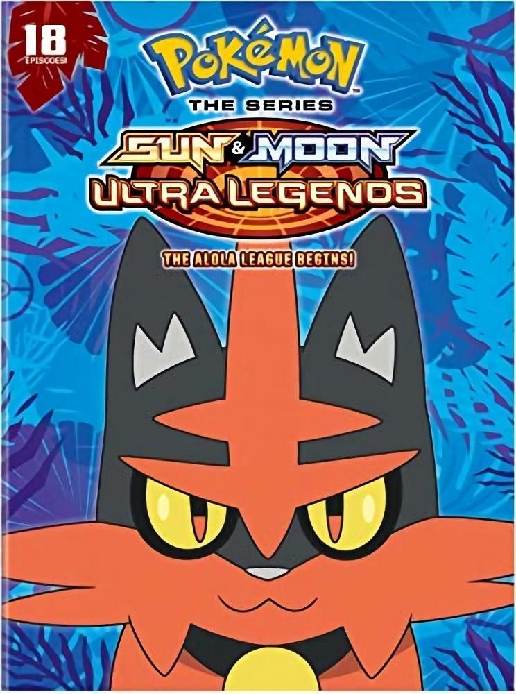 Pokemon the Series: Sun and Moon - Ultra Legends: The Alola League Begins Season 22 Set 2 - DVD
