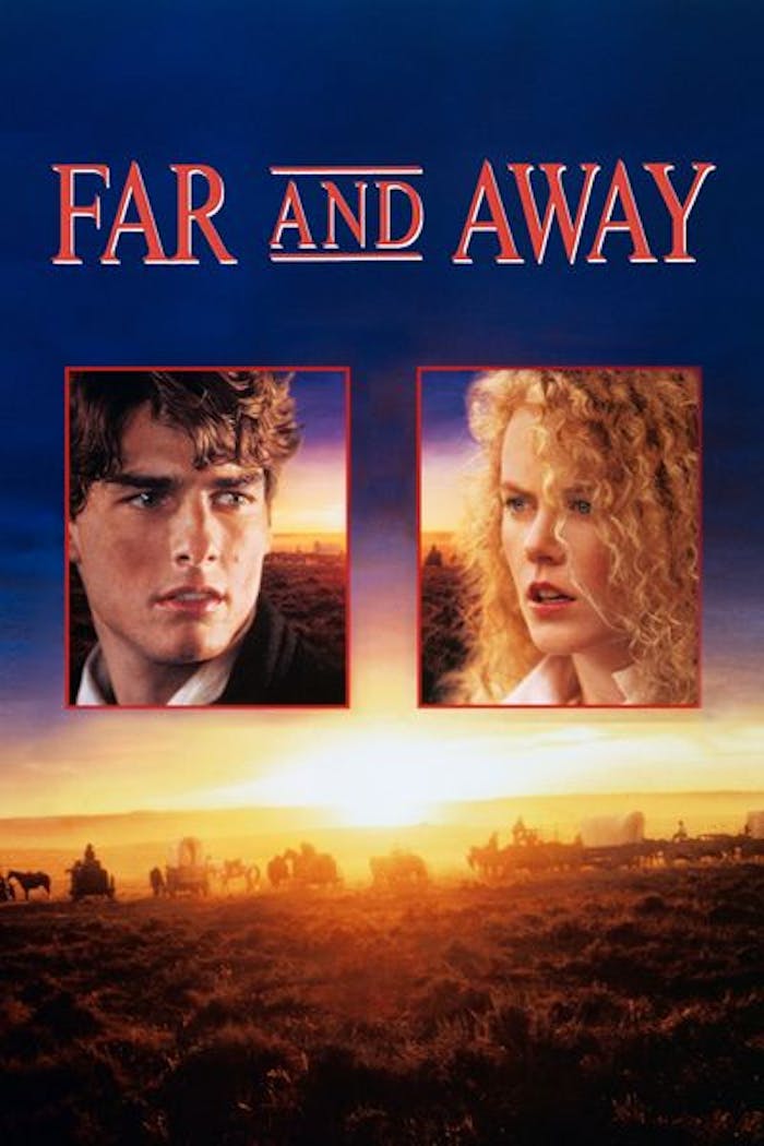 far and away movie poster