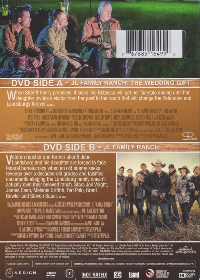 JL FAMILY RANCH, THE WEDDING GIFT + BONUS FILM DVD [DVD]