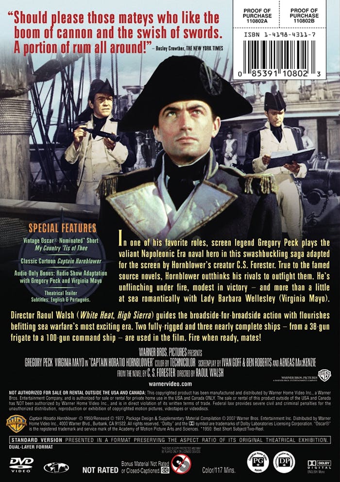 Captain Horatio Hornblower (DVD Full Screen) [DVD]