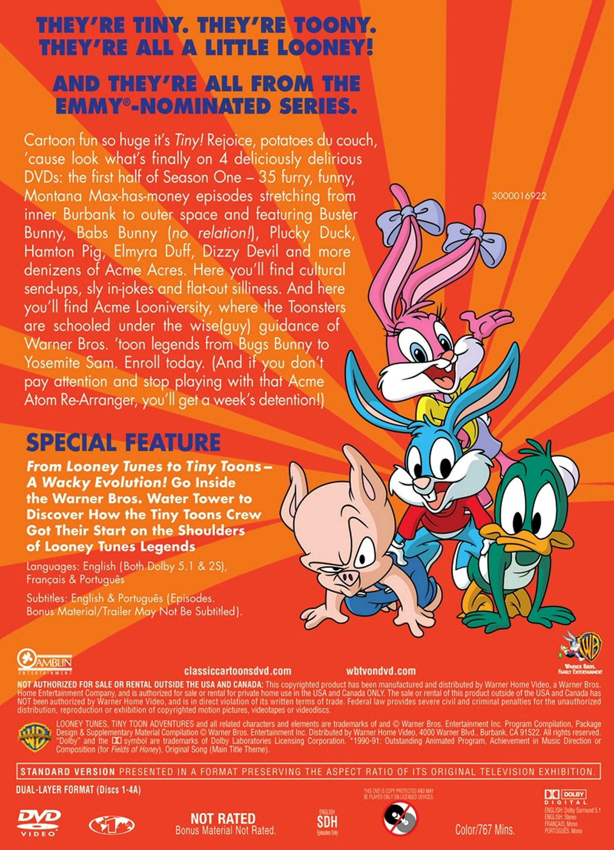 Buy Steven Spielberg Presents Tiny Toon Adventures - S Box Set DVD | GRUV