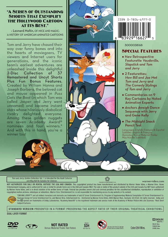 Tom and Jerry: Golden Collection - Volume 1 (DVD Set) [DVD]