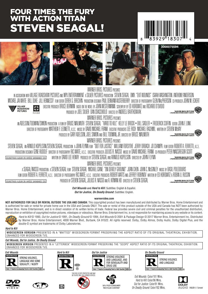 Steven Seagal Collection (DVD Set) [DVD]