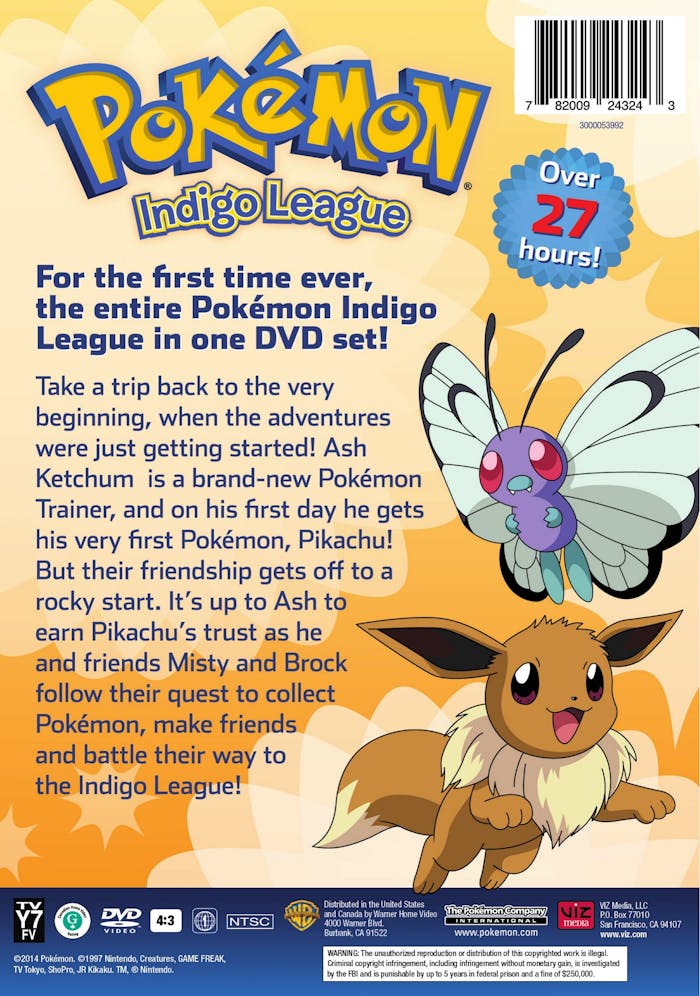 Buy Pokémon - Indigo Season 1 - The Complete C Set | GRUV