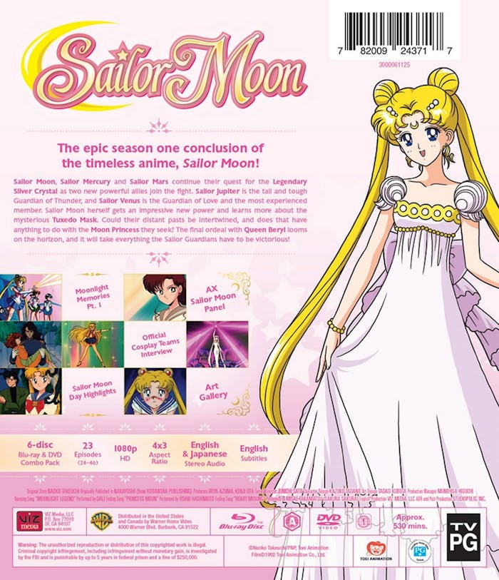 Sailor Moon: Season 1, Part 2 (Box Set) [Blu-ray]