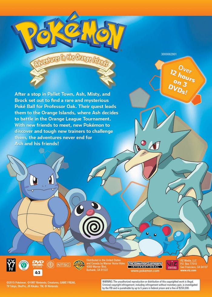 Pokémon: Adventures On the Orange Islands - Complete Collection (Box Set) [DVD]