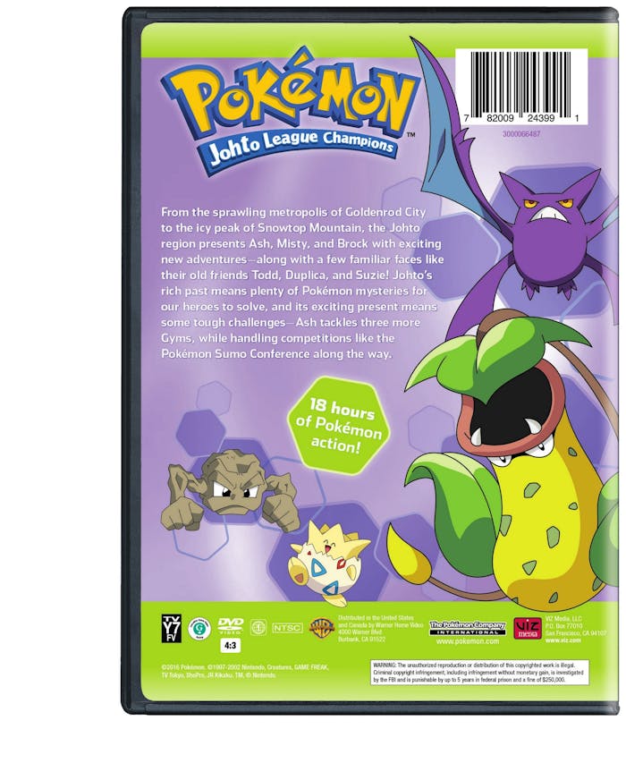 Pokémon: Johto League Champions - The Complete Collection (Box Set) [DVD]