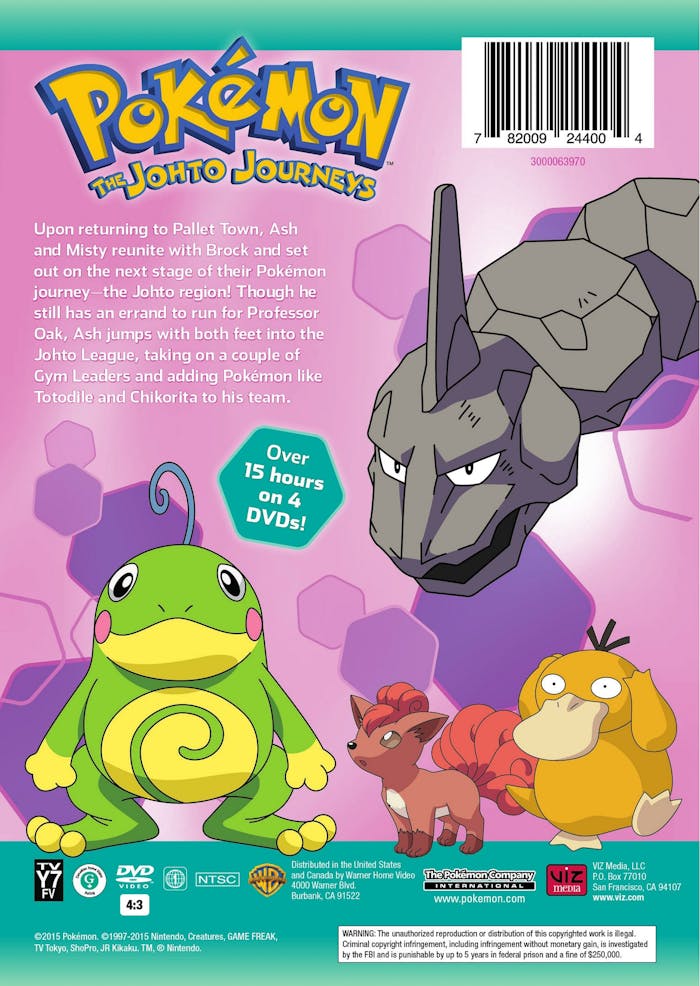Pokémon: The Johto Journeys - The Complete Collection (Box Set) [DVD]