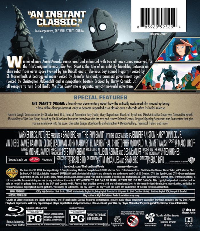The Iron Giant: Signature Edition (Blu-ray Signature Edition) [Blu-ray]