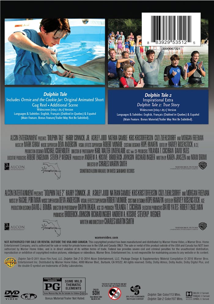 Dolphin Tale/Dolphin Tale 2 (DVD Double Feature) [DVD]