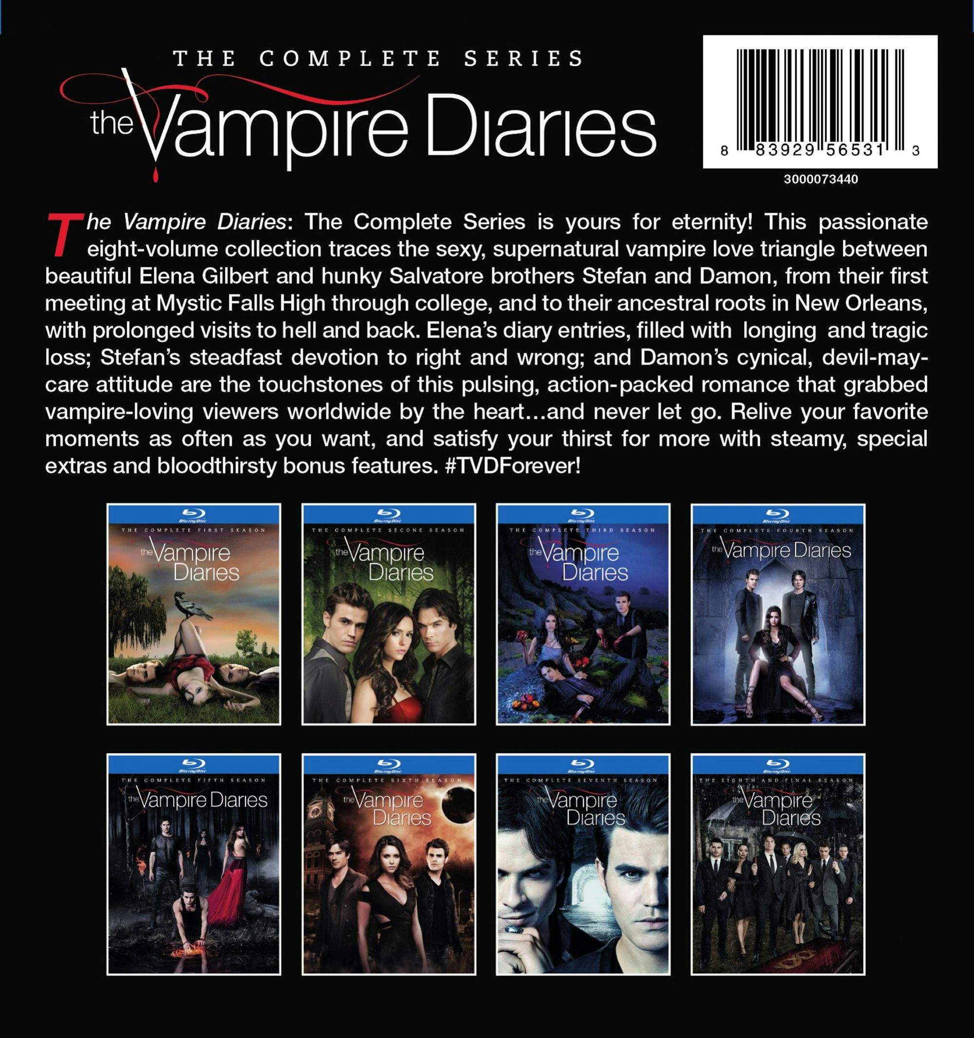 Buy The Vampire Diaries: The Complete Series Box Set Blu-ray | GRUV