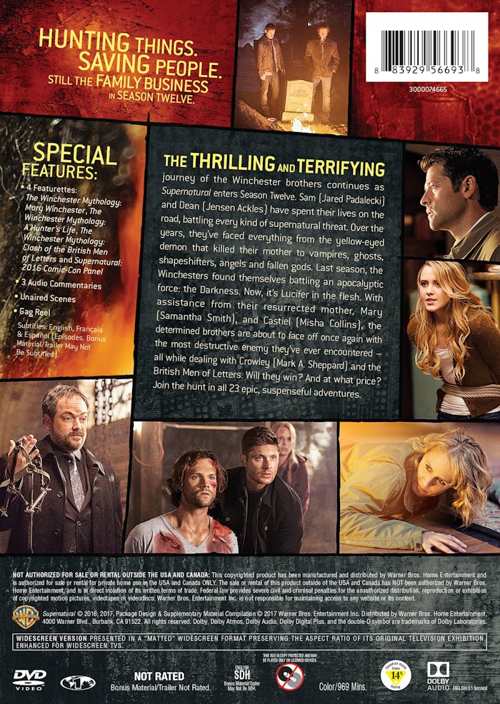 Supernatural: The Complete Twelfth Season (Box Set) [DVD]