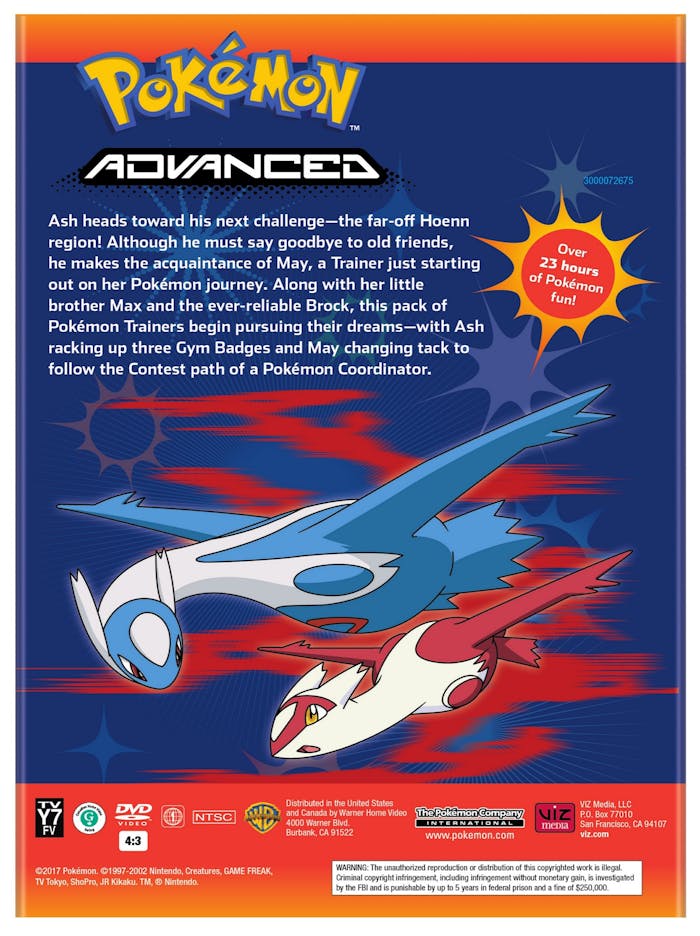Pokémon: Advanced - The Complete Collection (Box Set) [DVD]