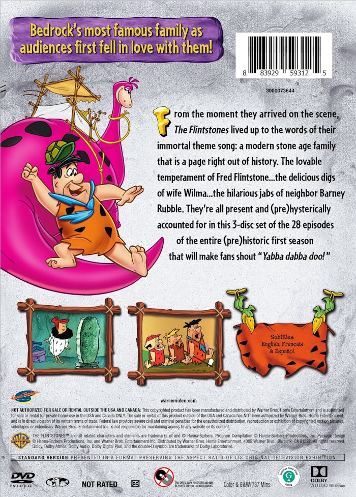 The Flintstones: The Complete First Season (Box Set) [DVD]