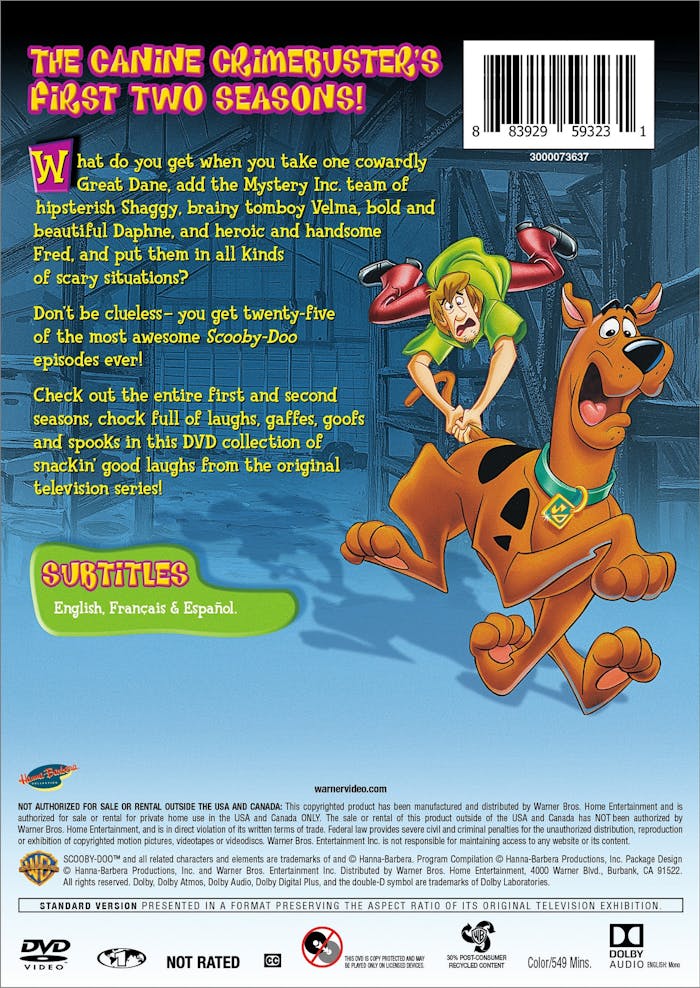 Scooby-Doo, Where Are You?: Complete 1st and 2nd Seasons (Box Set) [DVD]
