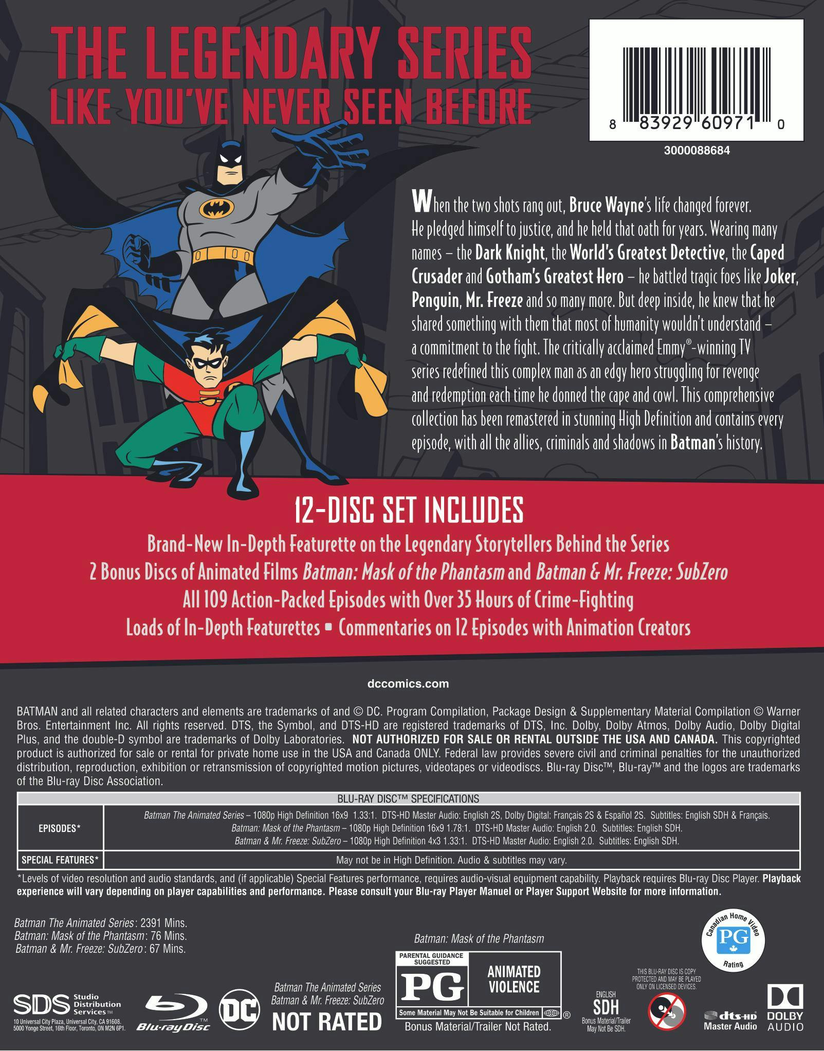 Batman The Complete Animated Series DVD-