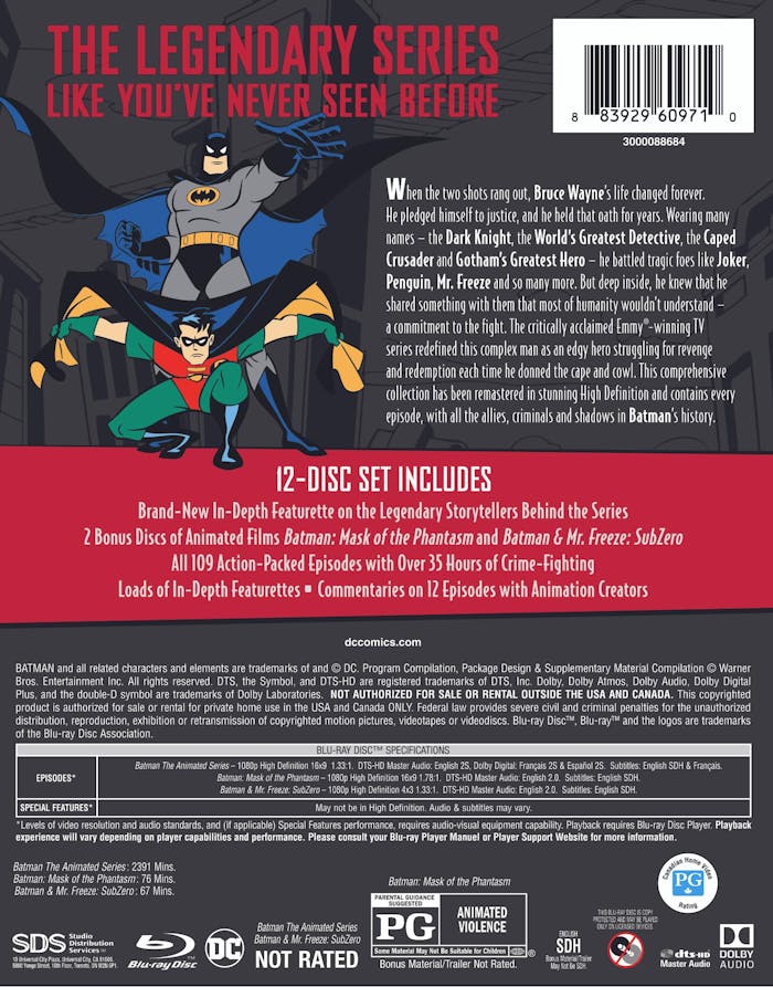Batman: The Complete Animated Series (Box Set) [Blu-ray]