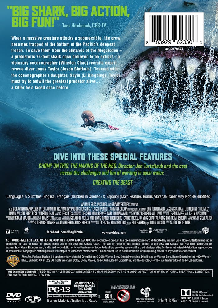 The Meg (Special Edition) [DVD]
