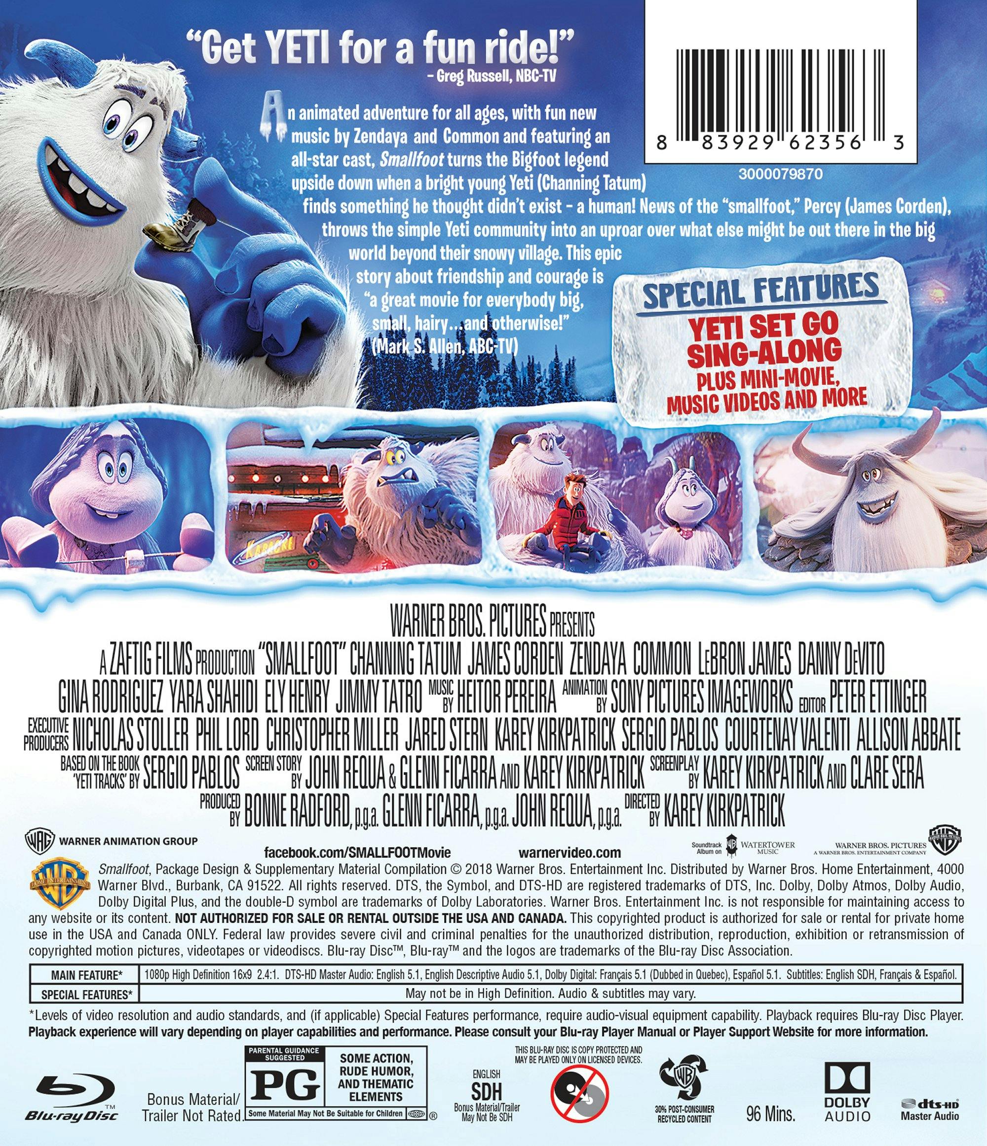 Buy Smallfoot Blu-ray | GRUV