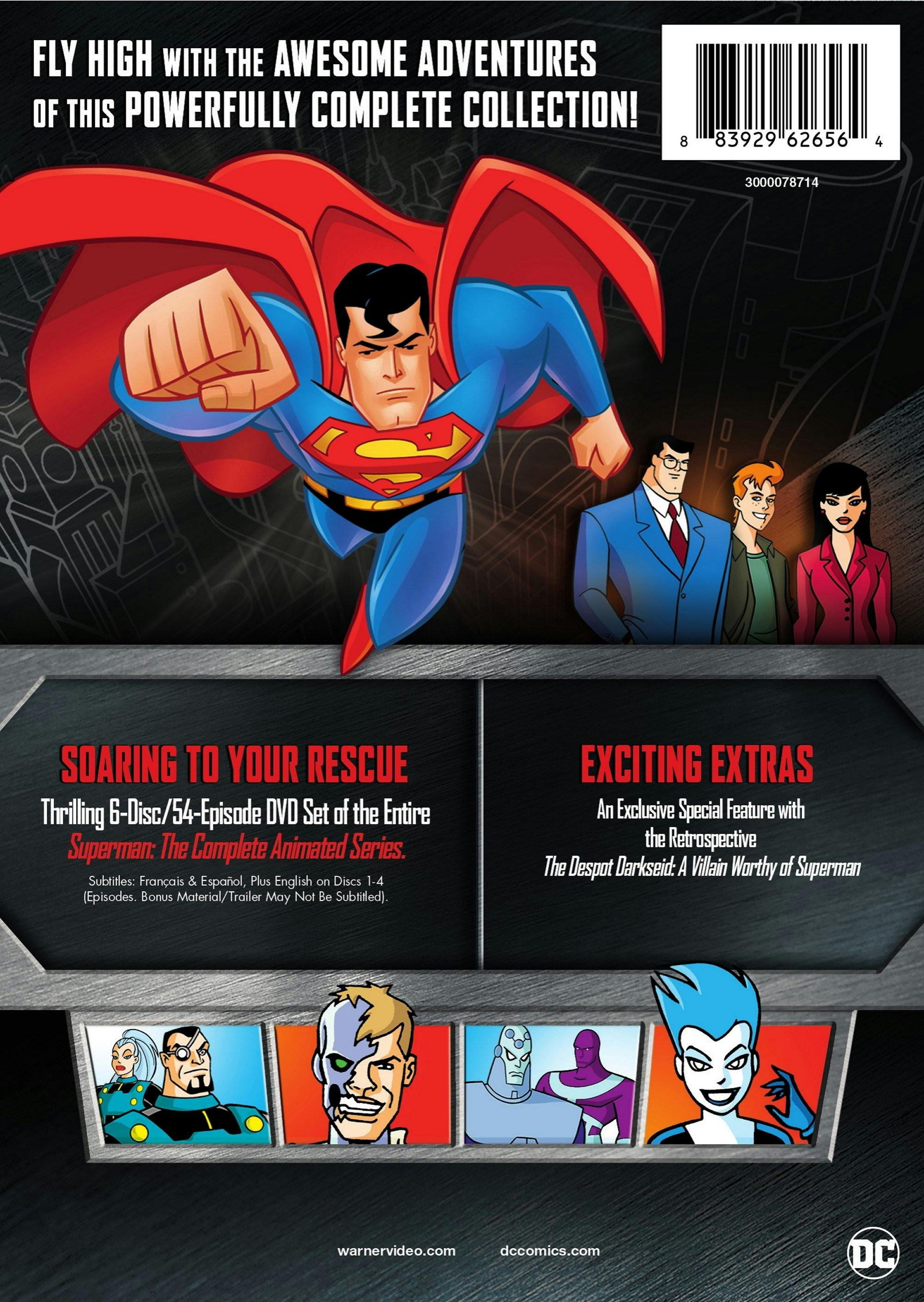 Buy Superman: The Complete Animated Series Box Set DVD | GRUV