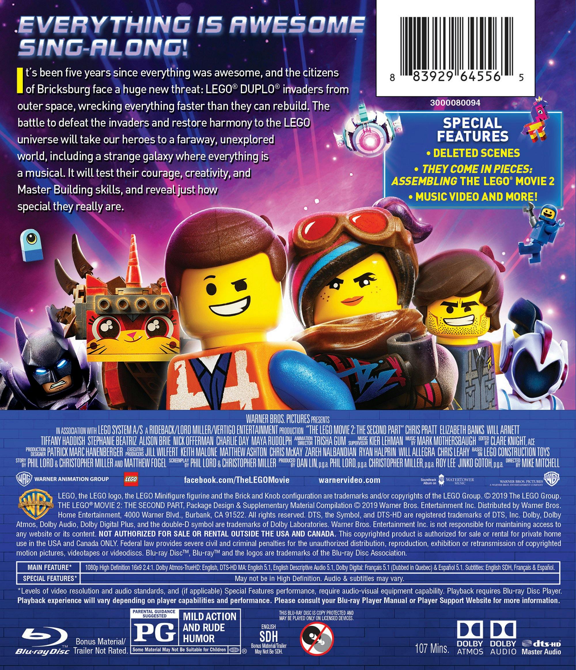 Buy The LEGO Movie 2 Blu ray GRUV