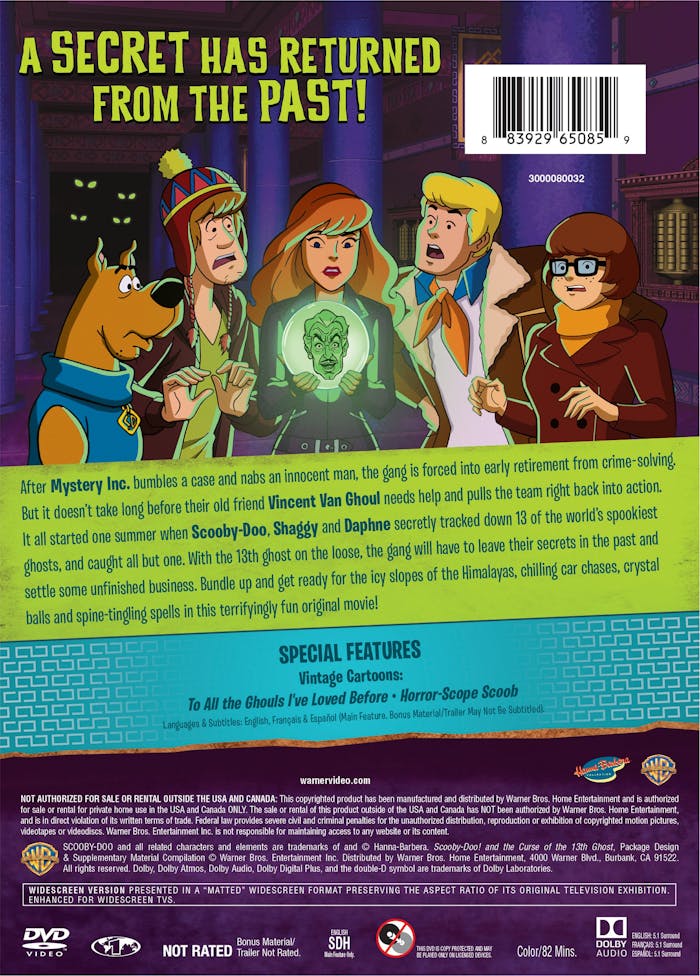 Scooby-Doo! And the Curse of the 13th Ghost [DVD]