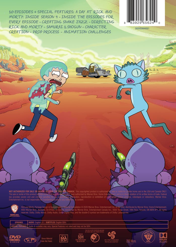 Rick and Morty: Season 4 [DVD]