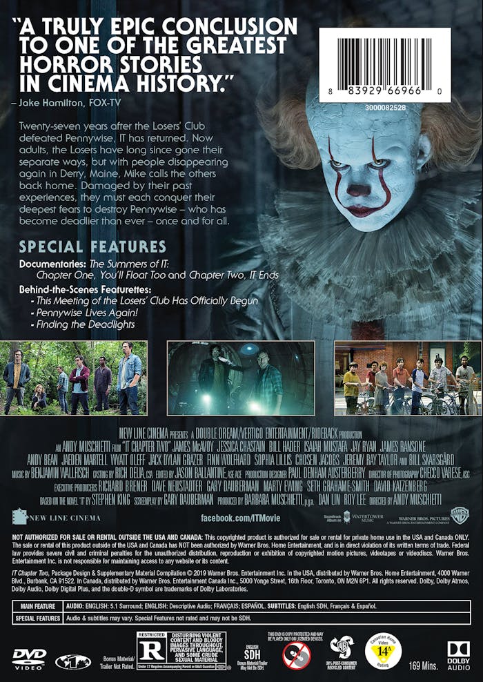 It: Chapter Two (Special Edition) [DVD]