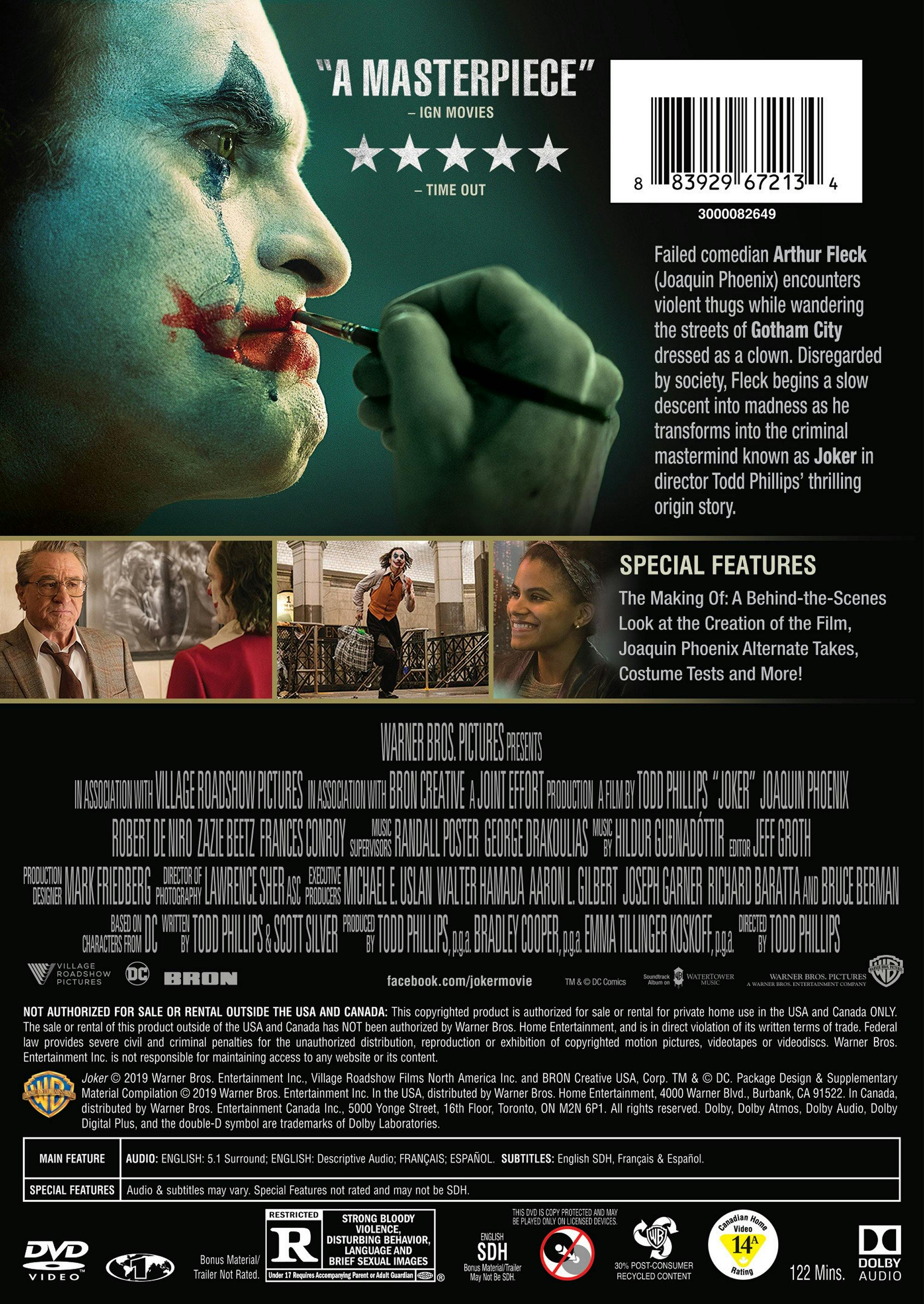 Buy Joker Special Edition DVD | GRUV Buy Joker Special Edition DVD | GRUV