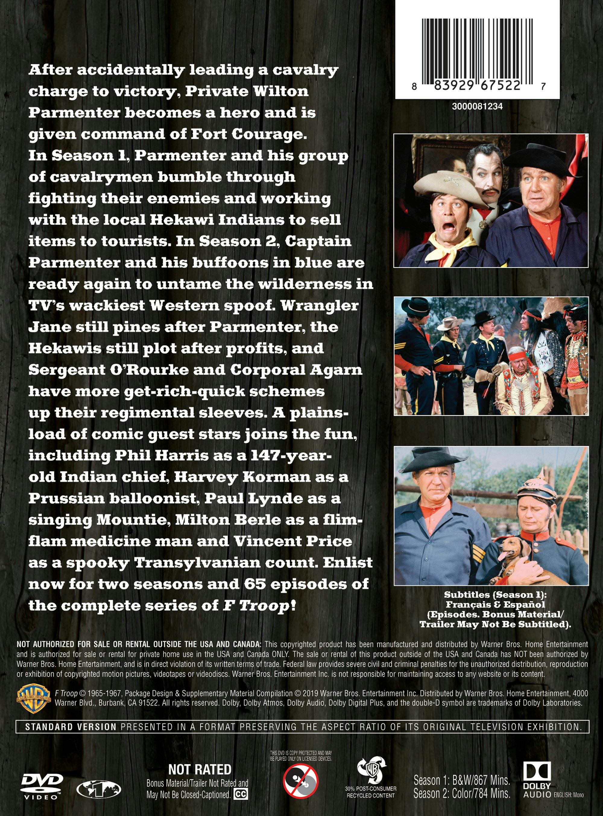 Buy F Troop: The Complete Series Box Set DVD | GRUV