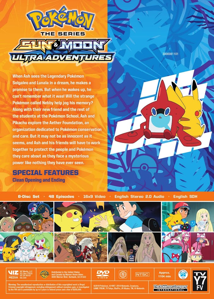 Pokémon: Sun and Moon Ultra Adventures - Complete Collection (Box Set) [DVD]