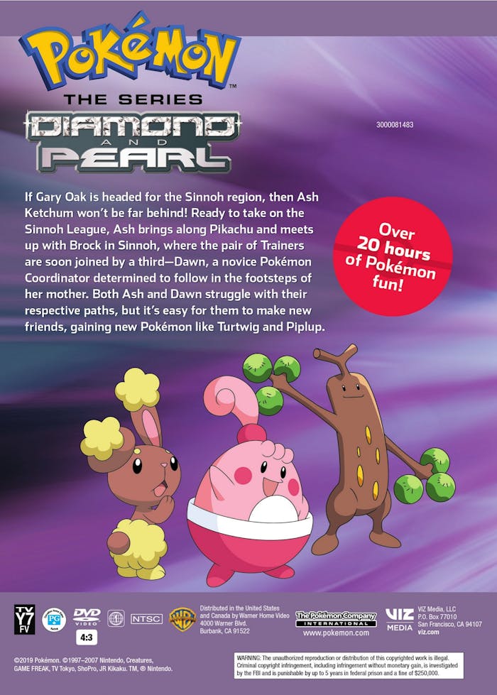 Pokémon: Diamond and Pearl - The Complete Season (Box Set) [DVD]
