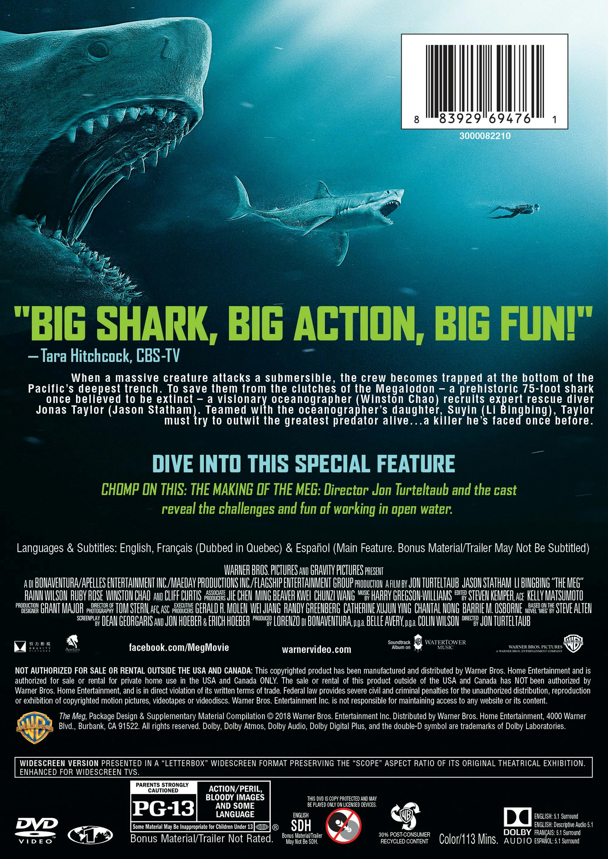 Buy The Meg DVD Single Disc DVD GRUV