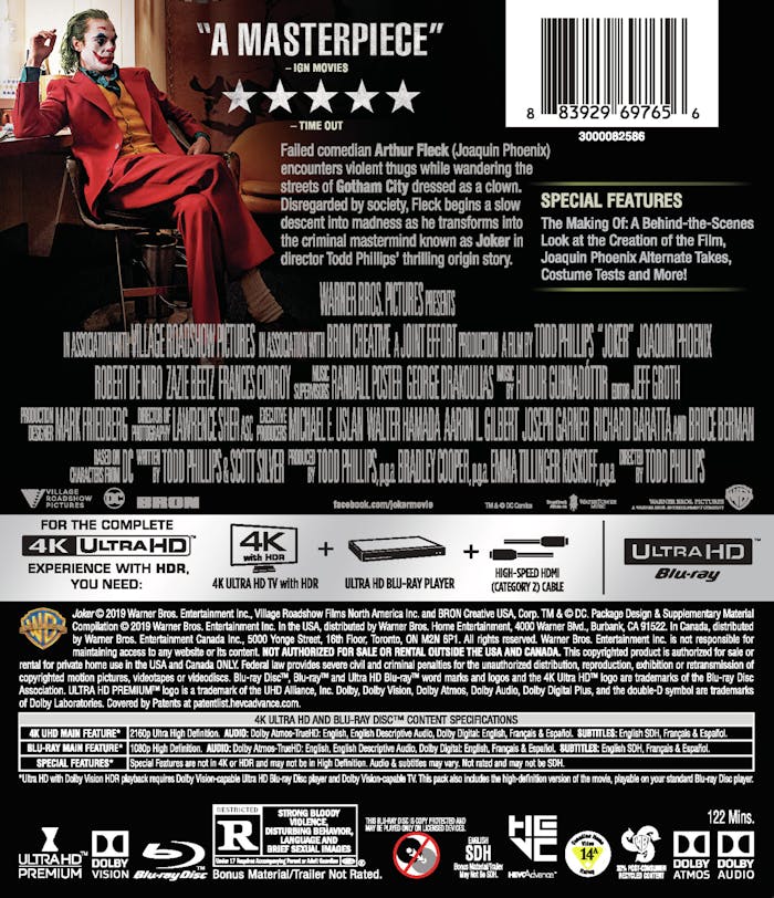 Joker (4K Ultra HD + Blu-ray) [UHD]