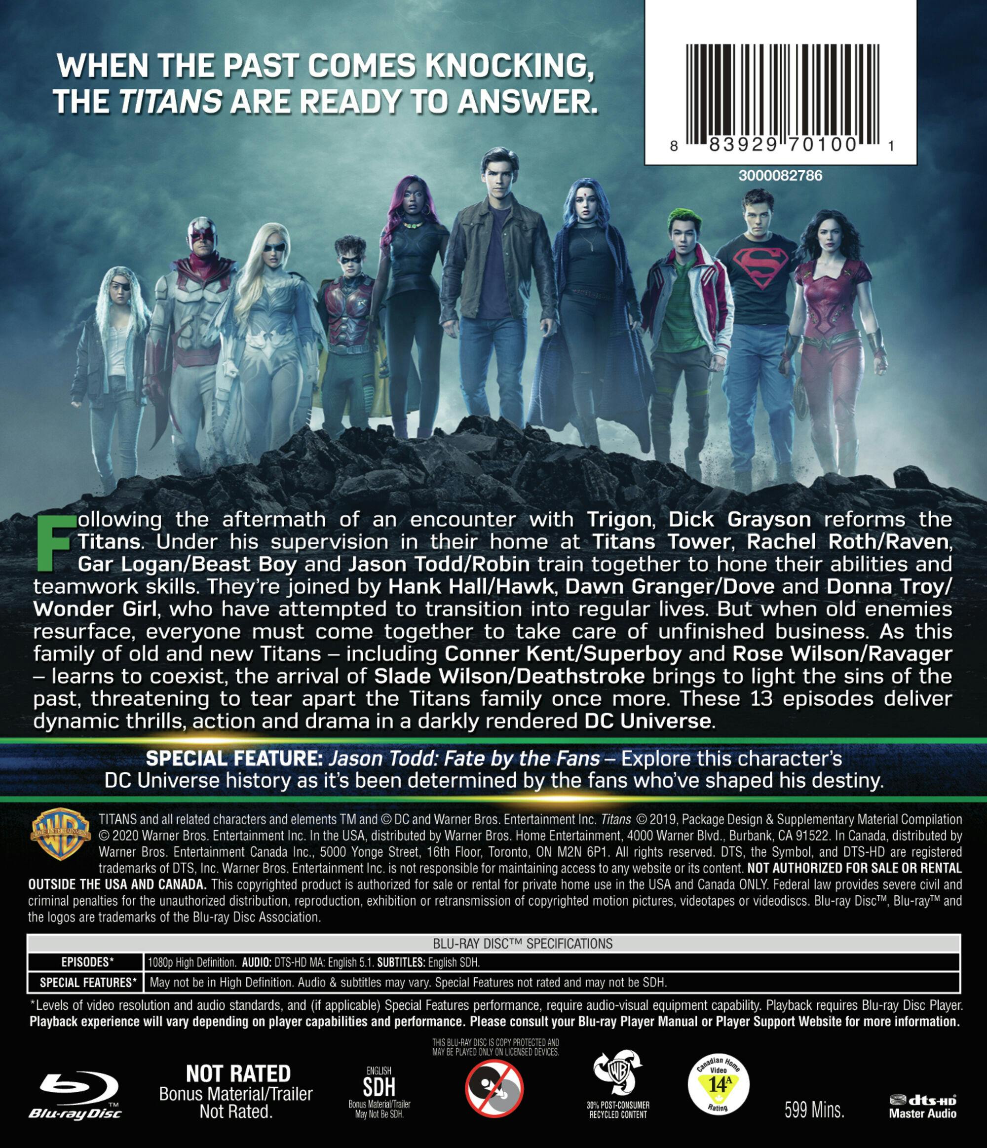 Buy Titans: The Complete Second Season Blu-ray | GRUV