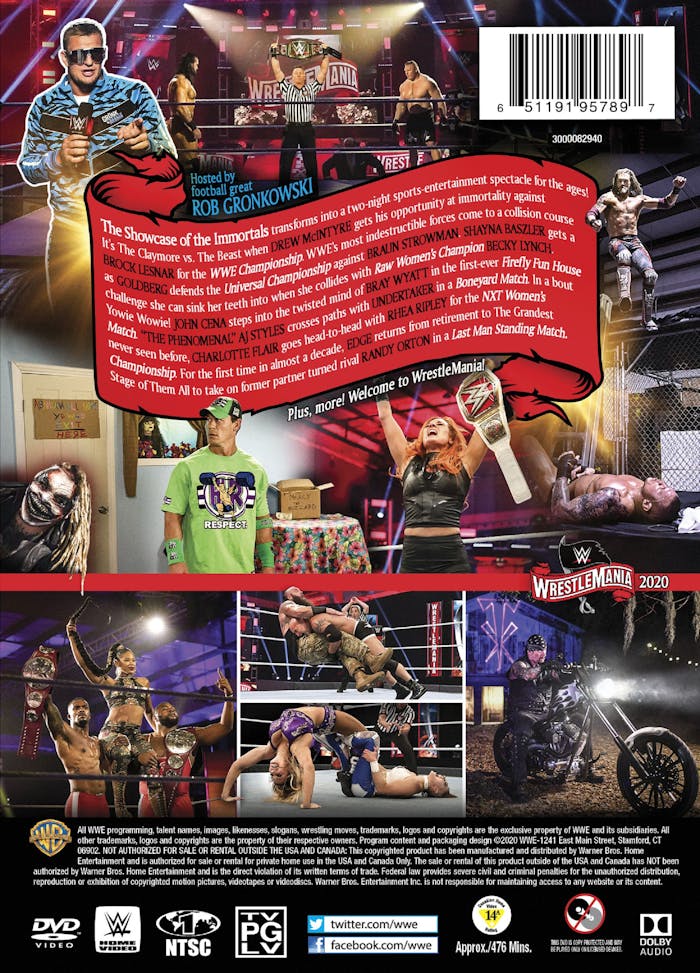 WWE: Wrestlemania 36 (Box Set) [DVD]